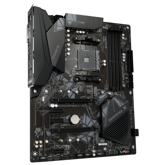 Mainboard|GIGABYTE|AMD B550|SAM4|ATX|Memory DDR4|Memory slots 4|3xPCI-Express 3.0 1x|1xPCI-Express 3.0 2x|1xPCI-Express 4.0 16x|2xM.2|1xDVI-D|1xHDMI|2xAudio-In|1xAudio-Out|2xUSB 2.0|4xUSB 3.2|1xPS/2|1xRJ45|B550GAMINGXV21.3 Mainboard|GIGABYTE|AMD B550|SAM4|ATX|Memory DDR4|Memory slots 4|3xPCI-Express 3.0 1x|1xPCI-Express 3.0 2x|1xPCI-Express 4.0 16x|2xM.2|1xDVI-D|1xHDMI|2xAudio-In|1xAudio-Out|2xUSB 2.0|4xUSB 3.2|1xPS/2|1xRJ45|B550GAMINGXV21.3