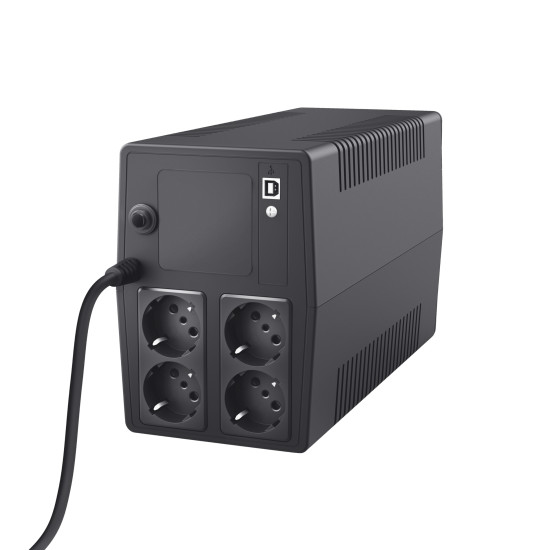 Trust Paxxon uninterruptible power supply (UPS) 1 kVA 600 W 4 AC outlet(s) Trust Paxxon uninterruptible power supply (UPS) 1 kVA 600 W 4 AC outlet(s)