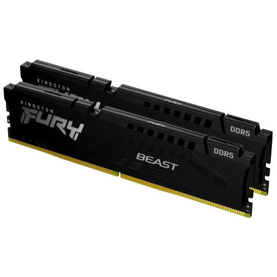 32GB 5600MT/s DDR5 CL40 DIMM (Kit of 2) FURY Beast Black 32GB 5600MT/s DDR5 CL40 DIMM (Kit of 2) FURY Beast Black