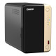 QNAP TS-264 NAS Tower Intel® Celeron® N5095 8 GB 0 TB QNAP QTS Black, Gold QNAP TS-264 NAS Tower Intel® Celeron® N5095 8 GB 0 TB QNAP QTS Black, Gold