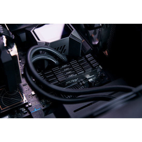 Kingston Technology FURY 16GB 3200MT/s DDR4 CL16 DIMM (Kit of 2) Renegade Black Kingston Technology FURY 16GB 3200MT/s DDR4 CL16 DIMM (Kit of 2) Renegade Black