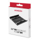 Axagon RHD-125B Halterahmen für 1x 2.5\" im 3.5\" Slot - schwarz Black Metal Axagon RHD-125B Halterahmen für 1x 2.5\" im 3.5\" Slot - schwarz Black Metal