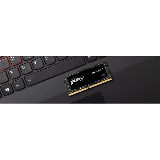 32GB 3200MT/s DDR4 CL20 SODIMM (Kit of 2) FURY Impact 32GB 3200MT/s DDR4 CL20 SODIMM (Kit of 2) FURY Impact