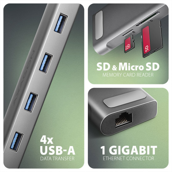 NB ACC DOCKING STATION/9IN1 HMC-10HLS AXAGON NB ACC DOCKING STATION/9IN1 HMC-10HLS AXAGON
