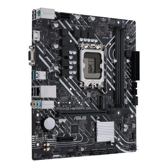 Mainboard|ASUS|Intel H610|LGA1700|MicroATX|Memory DDR4|Memory slots 2|1xPCI-Express 3.0 1x|1xPCI-Express 4.0 16x|1xM.2|1x15pin D-sub|1xHDMI|2xAudio-In|1xAudio-Out|4xUSB 2.0|2xUSB 3.2|1xPS/2|1xRJ45|PRIMEH610M-KD4 Mainboard|ASUS|Intel H610|LGA1700|MicroATX|Memory DDR4|Memory slots 2|1xPCI-Express 3.0 1x|1xPCI-Express 4.0 16x|1xM.2|1x15pin D-sub|1xHDMI|2xAudio-In|1xAudio-Out|4xUSB 2.0|2xUSB 3.2|1xPS/2|1xRJ45|PRIMEH610M-KD4