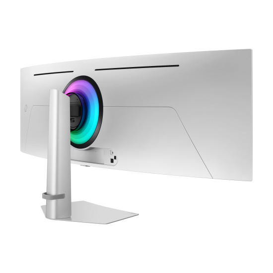 Samsung G93SD computer monitor 124.5 cm (49") 5120 x 1440 pixels Dual QHD OLED Silver Samsung G93SD computer monitor 124.5 cm (49") 5120 x 1440 pixels Dual QHD OLED Silver