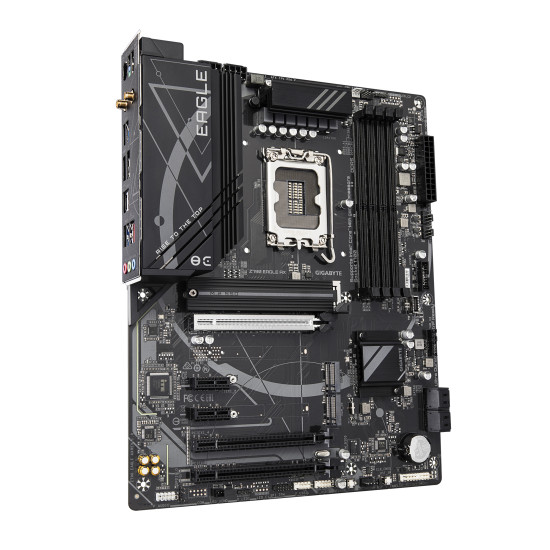 Mainboard|GIGABYTE|Intel Z790|LGA1700|ATX|Memory DDR5|Memory slots 4|2xPCI-Express 3.0 1x|1xPCI-Express 3.0 16x|1xPCI-Express 4.0 16x|1xPCI-Express 5.0 16x|3xM.2|1xHDMI|1xDisplayPort|2xUSB 2.0|5xUSB 3.2|1xUSB-C|1xPS/2|1xRJ45|3xAudio port|Z790EAGLEAX Mainboard|GIGABYTE|Intel Z790|LGA1700|ATX|Memory DDR5|Memory slots 4|2xPCI-Express 3.0 1x|1xPCI-Express 3.0 16x|1xPCI-Express 4.0 16x|1xPCI-Express 5.0 16x|3xM.2|1xHDMI|1xDisplayPort|2xUSB 2.0|5xUSB 3.2|1xUSB-C|1xPS/2|1xRJ45|3xAudio port|Z790EAGLEAX