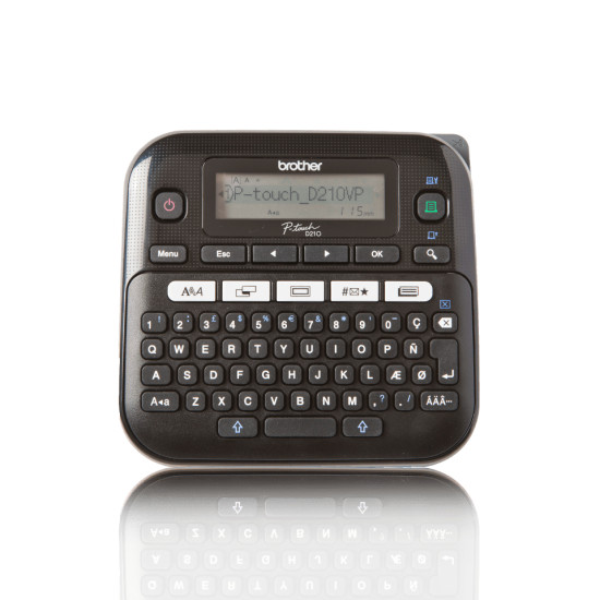 Brother PT-D210VP label printer Thermal transfer 180 x 180 DPI 20 mm/sec QWERTY Brother PT-D210VP label printer Thermal transfer 180 x 180 DPI 20 mm/sec QWERTY