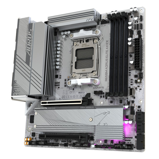 Mainboard|GIGABYTE|AMD B650|SAM5|Micro-ATX|Memory DDR5|Memory slots 4|1xPCI-Express 4.0 4x |1xPCI-Express 4.0 16x|2xM.2|1xHDMI|1xDisplayPort|4xUSB 2.0|7xUSB 3.2|1xUSB-C|1xOptical S/PDIF|1xRJ45|2xAudio port|B650MAELITEAXICE1.1 Mainboard|GIGABYTE|AMD B650|SAM5|Micro-ATX|Memory DDR5|Memory slots 4|1xPCI-Express 4.0 4x |1xPCI-Express 4.0 16x|2xM.2|1xHDMI|1xDisplayPort|4xUSB 2.0|7xUSB 3.2|1xUSB-C|1xOptical S/PDIF|1xRJ45|2xAudio port|B650MAELITEAXICE1.1
