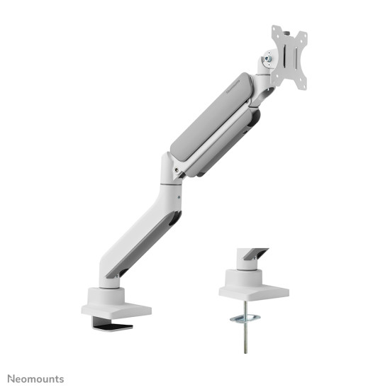 Neomounts DS70PLUS-450WH1 Monitor arm 17-49" - gas spring - Topfix - 180°-stop Neomounts DS70PLUS-450WH1 Monitor arm 17-49" - gas spring - Topfix - 180°-stop