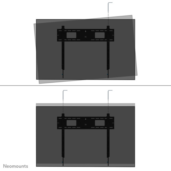 Neomounts WL30-750BL18 Heavy duty wall mount 43-98" - fixed - lockable - fast installation - TÜV Neomounts WL30-750BL18 Heavy duty wall mount 43-98" - fixed - lockable - fast installation - TÜV