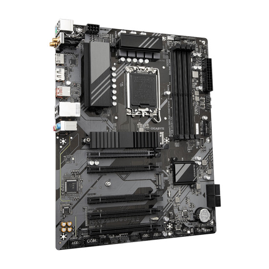 Mainboard|GIGABYTE|Intel B760 Express|LGA1700|ATX|Memory DDR5|Memory slots 4|4xPCI-Express 3.0 1x|1xPCI-Express 4.0 16x|2xM.2|1xHDMI|1xDisplayPort|2xAudio-In|1xAudio-Out|4xUSB 2.0|1xUSB 3.2|1xUSB-C|1xPS/2|1xRJ45|2xRF-Out|B760DS3HAX1.1 Mainboard|GIGABYTE|Intel B760 Express|LGA1700|ATX|Memory DDR5|Memory slots 4|4xPCI-Express 3.0 1x|1xPCI-Express 4.0 16x|2xM.2|1xHDMI|1xDisplayPort|2xAudio-In|1xAudio-Out|4xUSB 2.0|1xUSB 3.2|1xUSB-C|1xPS/2|1xRJ45|2xRF-Out|B760DS3HAX1.1