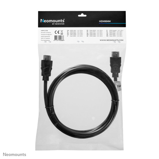NEOMOUNTS HDMI CABLE - 1.8 METRES