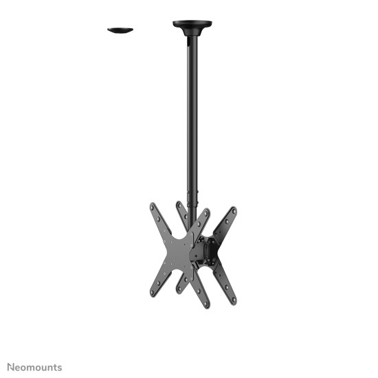 Neomounts FPMA-C340DBLACK Dual monitor/TV mount ceiling 32-75" - h 106-156 cm Neomounts FPMA-C340DBLACK Dual monitor/TV mount ceiling 32-75" - h 106-156 cm