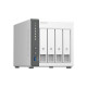 QNAP TS-433 NAS Tower ARM Cortex-A55 4 GB 0 TB QNAP QTS White QNAP TS-433 NAS Tower ARM Cortex-A55 4 GB 0 TB QNAP QTS White