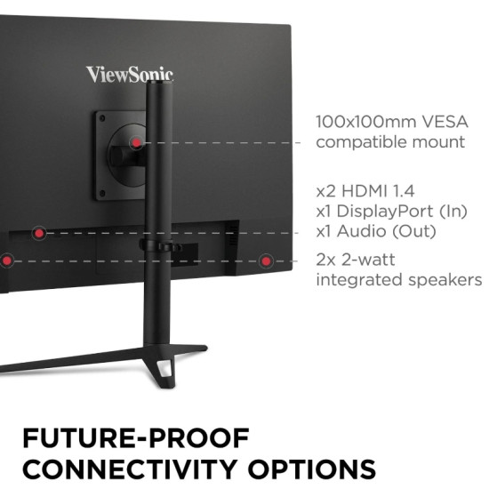 Viewsonic VX Series VX2728J computer monitor 68.6 cm (27") 1920 x 1080 pixels Full HD LED Black