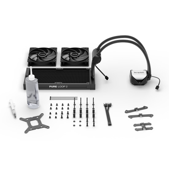 be quiet! Pure Loop 2 | 240mm Processor All-in-one liquid cooler 12 cm Black 1 pc(s) be quiet! Pure Loop 2 | 240mm Processor All-in-one liquid cooler 12 cm Black 1 pc(s)