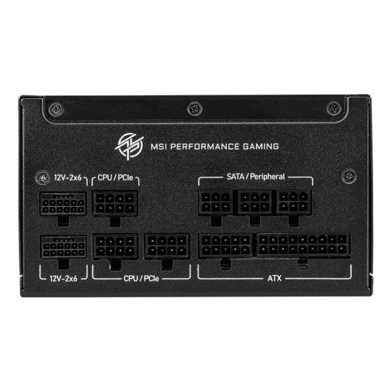 Power Supply|MSI|MPG A1250GS PCIE5|1250 Watts|Efficiency 80 PLUS GOLD|MPGA1250GSPCIE5 Power Supply|MSI|MPG A1250GS PCIE5|1250 Watts|Efficiency 80 PLUS GOLD|MPGA1250GSPCIE5