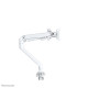 Neomounts FPMA-D750WHITE2 Monitor arm 10-32" - gas spring - Topfix - 180°-stop Neomounts FPMA-D750WHITE2 Monitor arm 10-32" - gas spring - Topfix - 180°-stop