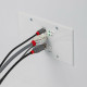 150m Cat.6 HDMI 4K60 & Type C HDBaseT EU Wall Plate KVM Extender, Transmitter 150m Cat.6 HDMI 4K60 & Type C HDBaseT EU Wall Plate KVM Extender, Transmitter