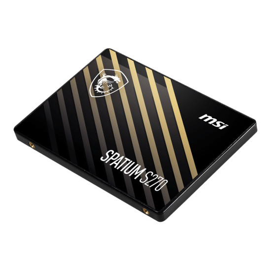 SSD|MSI|SPATIUM S270|960GB|SATA|3D NAND|Write speed 450 MBytes/sec|Read speed 500 MBytes/sec|2,5"|TBW 500 TB|MTBF 2000000 hours|S78-440P130-P83 SSD|MSI|SPATIUM S270|960GB|SATA|3D NAND|Write speed 450 MBytes/sec|Read speed 500 MBytes/sec|2,5"|TBW 500 TB|MTBF 2000000 hours|S78-440P130-P83