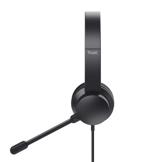 Trust Ayda Headset Wired Head-band Calls/Music USB Type-A Black Trust Ayda Headset Wired Head-band Calls/Music USB Type-A Black