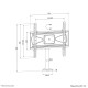 Neomounts DS42-430BL14 TV stand 32-55"- bolt-down - swivel