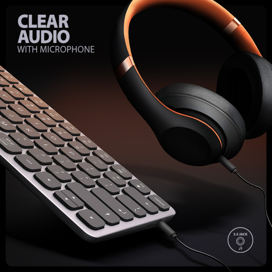 KEYBOARD + I/O HUB 9IN1/0.6M HMC-KB-US AXAGON KEYBOARD + I/O HUB 9IN1/0.6M HMC-KB-US AXAGON