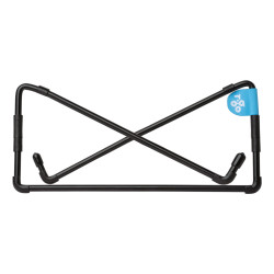 Laptop stand R-Go Steel Travel, ergonomic and foldable, suitable for 10-22 inch laptop, black