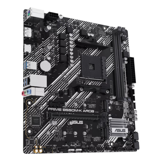 Mainboard|ASUS|AMD B550|SAM4|Micro-ATX|Memory DDR4|Memory slots 2|1xPCI-Express 3.0 1x|1xPCI-Express 3.0 16x|1xPCI-Express 4.0 16x|1xM.2|1xHDMI|1xDisplayPort|1xAudio-In|1xAudio-Out|1xMicrophone|2xUSB 2.0|4xUSB 3.2|1xPS/2|1xRJ45|PRIMEB550M-KARGB Mainboard|ASUS|AMD B550|SAM4|Micro-ATX|Memory DDR4|Memory slots 2|1xPCI-Express 3.0 1x|1xPCI-Express 3.0 16x|1xPCI-Express 4.0 16x|1xM.2|1xHDMI|1xDisplayPort|1xAudio-In|1xAudio-Out|1xMicrophone|2xUSB 2.0|4xUSB 3.2|1xPS/2|1xRJ45|PRIMEB550M-KARGB