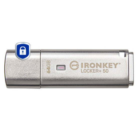 Kingston Technology IronKey 64GB IKLP50 AES USB, w/256bit Encryption Kingston Technology IronKey 64GB IKLP50 AES USB, w/256bit Encryption