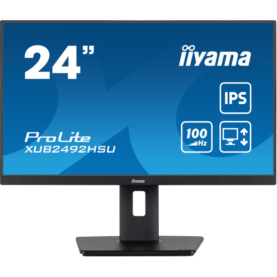 iiyama XUB2492HSU-B6 computer monitor 60.5 cm (23.8") 1920 x 1080 pixels Full HD LED Black iiyama XUB2492HSU-B6 computer monitor 60.5 cm (23.8") 1920 x 1080 pixels Full HD LED Black