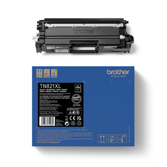 Brother TN-821XLBK toner cartridge 1 pc(s) Original Black Brother TN-821XLBK toner cartridge 1 pc(s) Original Black
