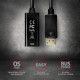 Axagon RVD-HI14N video cable adapter 0.18 m DisplayPort HDMI Black Axagon RVD-HI14N video cable adapter 0.18 m DisplayPort HDMI Black