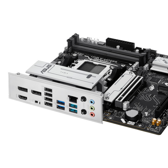 Mainboard|ASUS|AMD B850|SAM5|Micro-ATX|Memory DDR5|Memory slots 4|1xPCI-Express 4.0 16x|1xPCI-Express 5.0 16x|3xM.2|1xHDMI|2xDisplayPort|4xUSB 2.0|4xUSB 3.2|1xRJ45|3xAudio port|PRIMEB850M-AWIFI Mainboard|ASUS|AMD B850|SAM5|Micro-ATX|Memory DDR5|Memory slots 4|1xPCI-Express 4.0 16x|1xPCI-Express 5.0 16x|3xM.2|1xHDMI|2xDisplayPort|4xUSB 2.0|4xUSB 3.2|1xRJ45|3xAudio port|PRIMEB850M-AWIFI