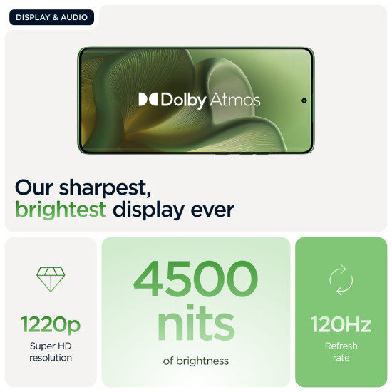 Motorola edge 60 16.9 cm (6.67") Dual SIM Android 15 5G USB Type-C 12 GB 512 GB 5200 mAh Green