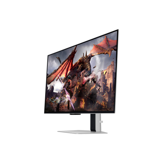 Monitor|SAMSUNG|32"|Gaming/Smart/4K|Panel OLED|3840x2160|16:9|0.03 ms|Speakers|Swivel|Pivot|Height adjustable|Tilt|Colour Silver|LS32DG802SUXDU Monitor|SAMSUNG|32"|Gaming/Smart/4K|Panel OLED|3840x2160|16:9|0.03 ms|Speakers|Swivel|Pivot|Height adjustable|Tilt|Colour Silver|LS32DG802SUXDU