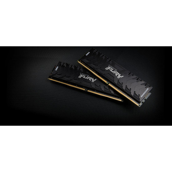 Kingston Technology FURY 16GB 3200MT/s DDR4 CL16 DIMM (Kit of 2) Renegade Black Kingston Technology FURY 16GB 3200MT/s DDR4 CL16 DIMM (Kit of 2) Renegade Black