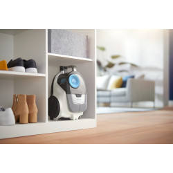 Vacuum Cleaner|PHILIPS|Bagless|850 Watts|Capacity 1.3 l|Noise 77 dB|Blue/ White|Weight 4 kg|XB2122/09