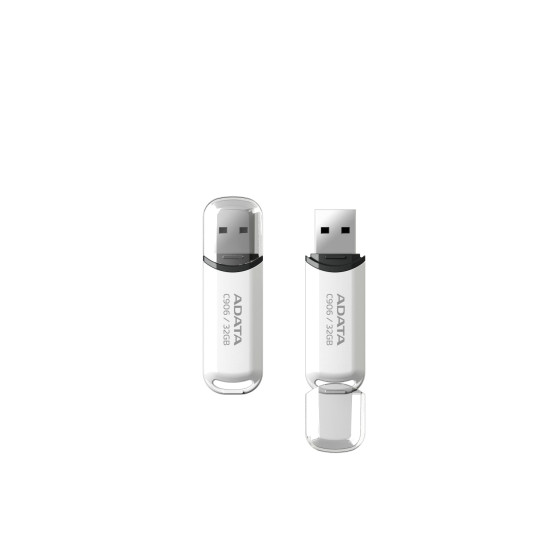ADATA 32GB C906 USB flash drive USB Type-A 2.0 White ADATA 32GB C906 USB flash drive USB Type-A 2.0 White